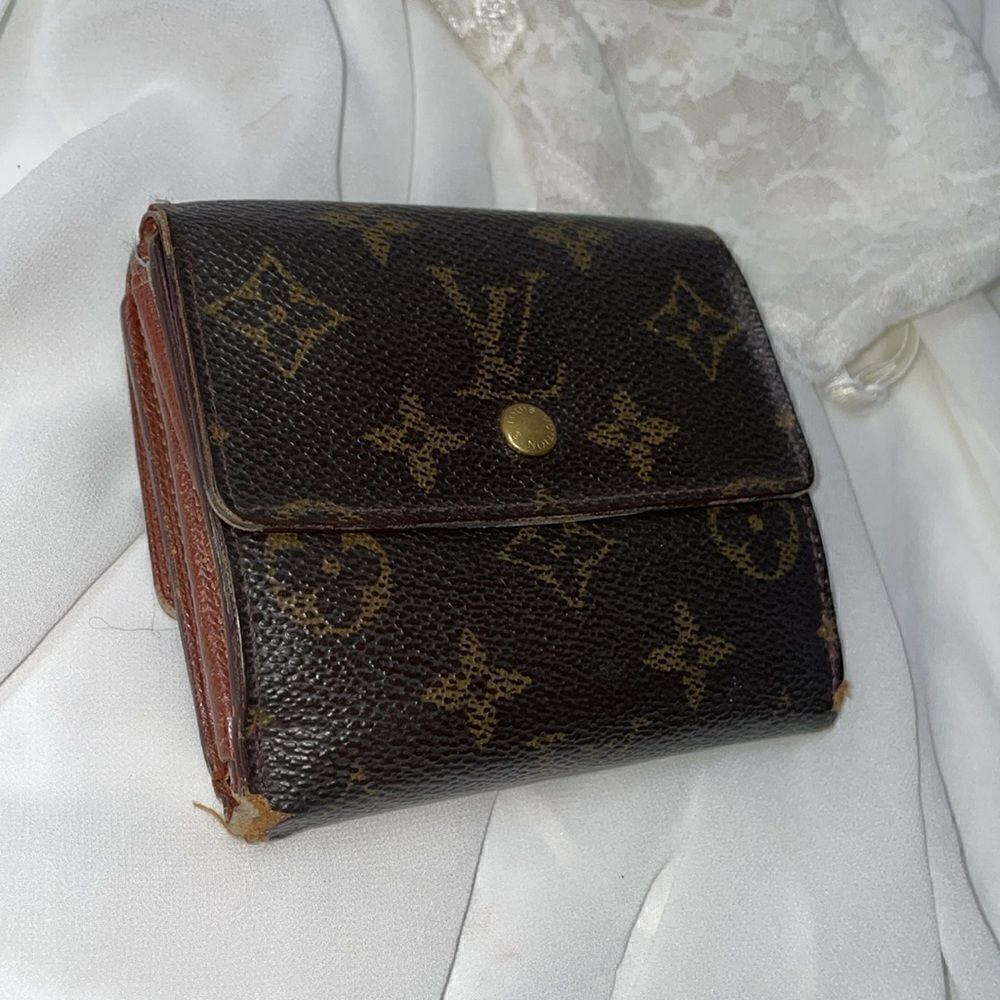 Authentic Louis Vuitton Monogram Porte Monnaie Billets Compact Wallet